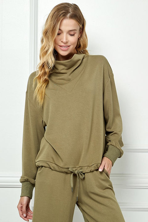 Soft Lounge Top - Olive