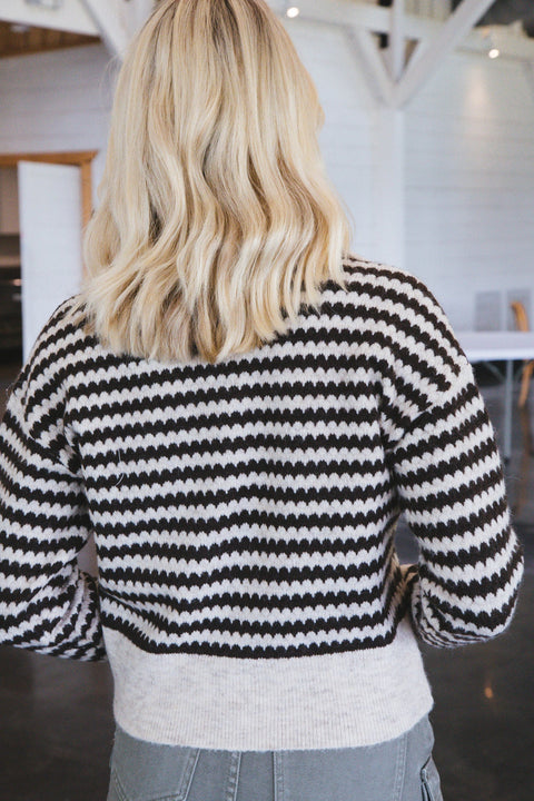 Fawn Mockneck Zip-up