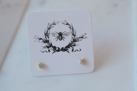 CZ Heart & Star Studs