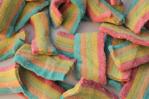 Sour Rainbow Belt Bites