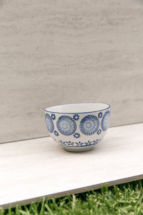 Abbott Blue and White Motif Bowls