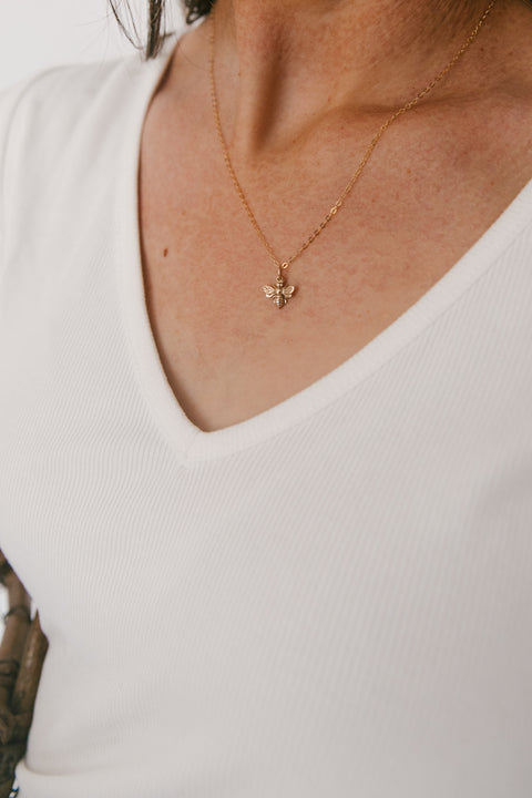 Katie Waltman Bee Necklace
