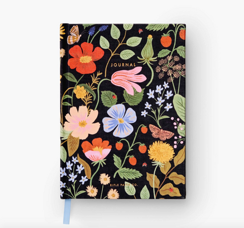 Strawberry Fields Fabric Journal