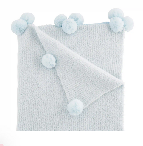 Blue Chenille Blanket