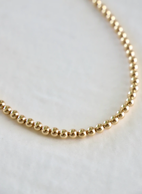 Katie Waltman Gold Ball Necklace