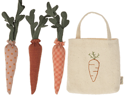 Carrots in Shopping Bag