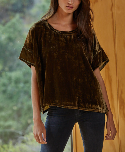 Verona Velvet Top Bronze