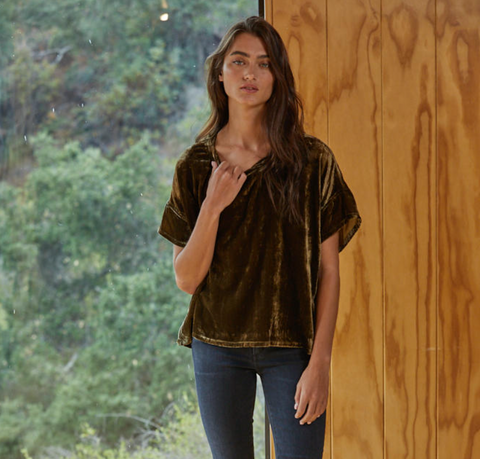 Verona Velvet Top Bronze