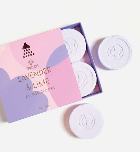 Shower Steamer Set/4 Lavender + Lime