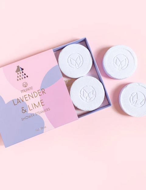 Shower Steamer Set/4 Lavender + Lime