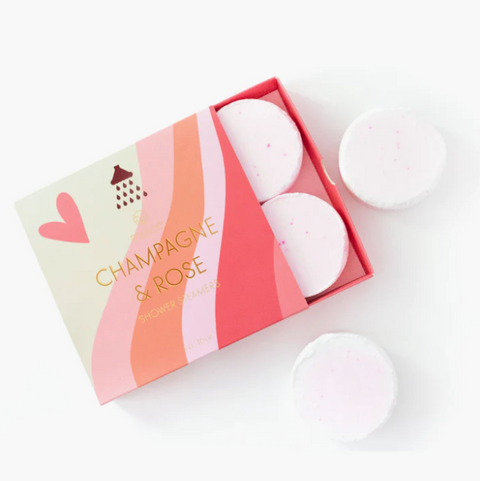 Shower Steamer Set/4 Champagne + Rose