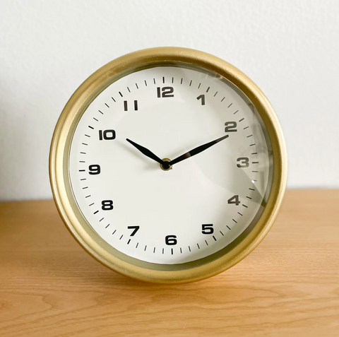 Brass Table Clock