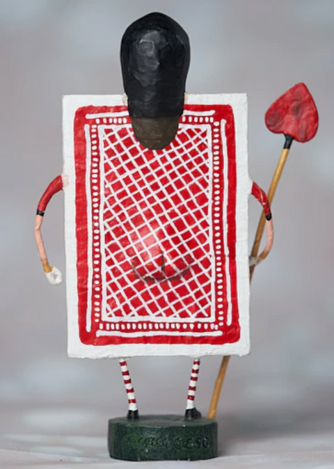"Four of Clubs" Lori Mitchell Figurine