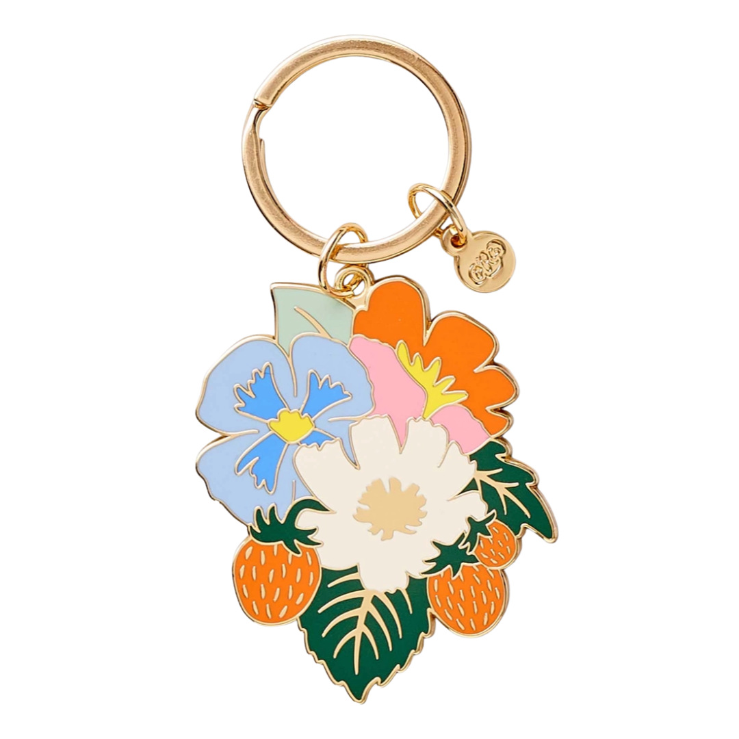Strawberry Fields Enamel Keychain Strawberry Fields Enamel Keychain