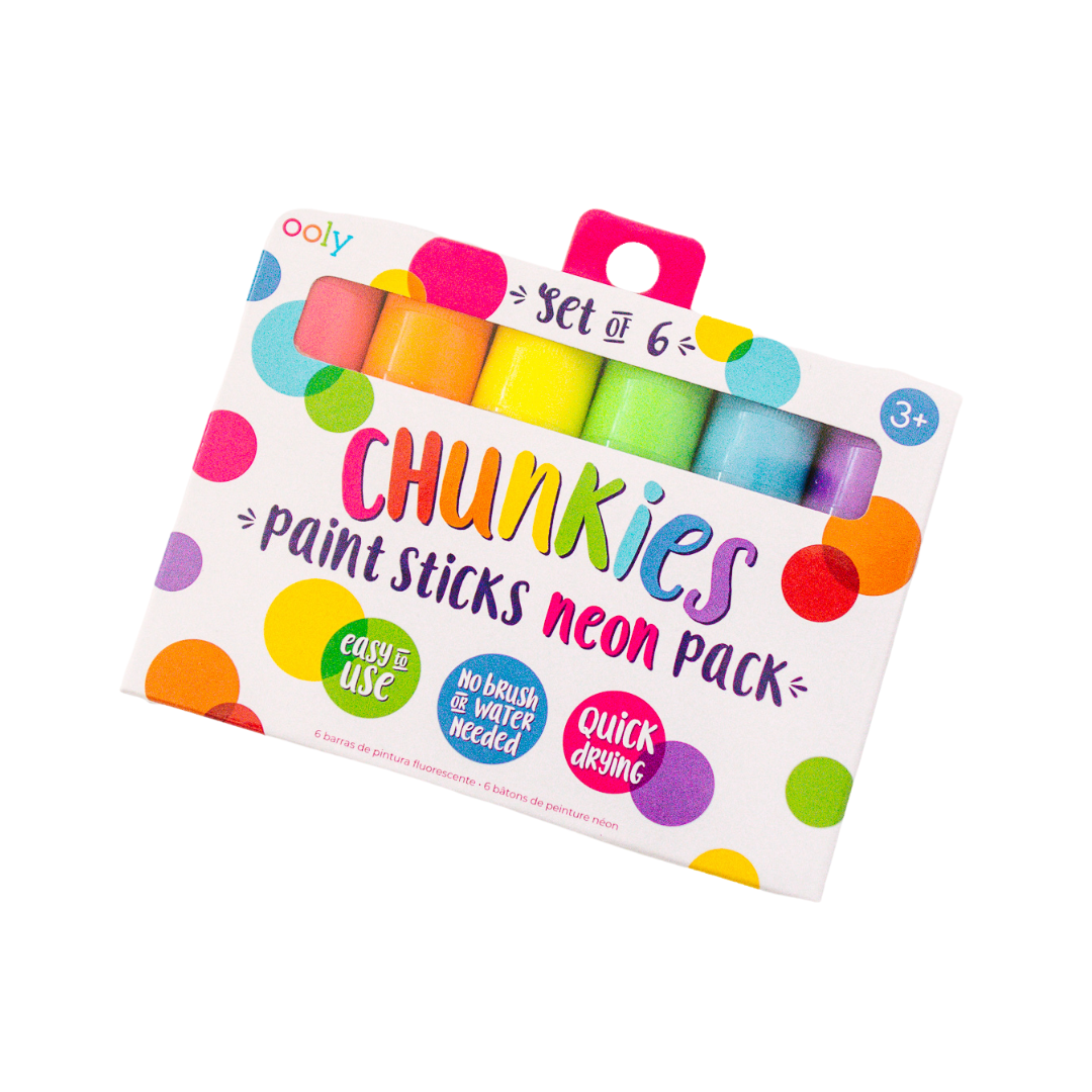 Ooly Chunkies Paint Sticks - Set of 6