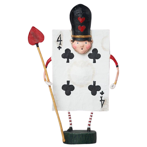 "Four of Clubs" Lori Mitchell Figurine