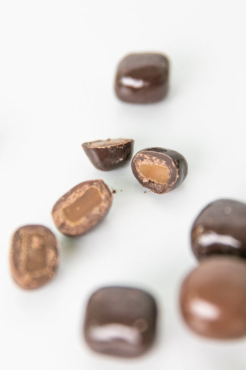 Mixed Chocolate Sea Salt Caramels