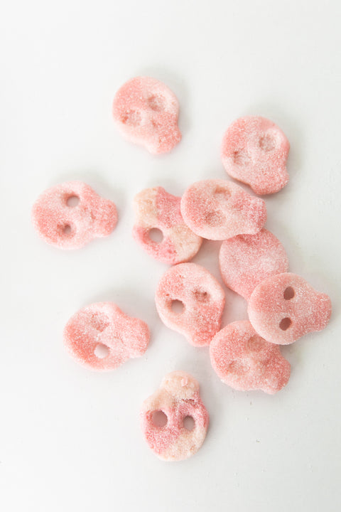 Pink Sour Skulls