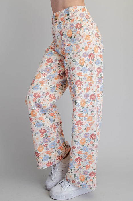 High Waisted Wide Leg Jean