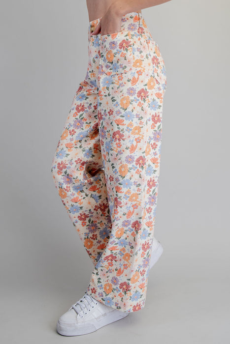 High Waisted Wide Leg Jean