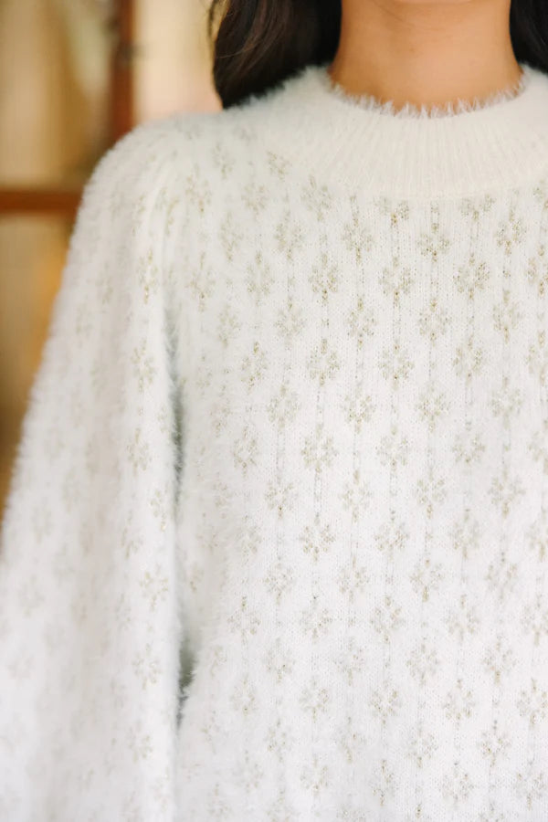 FLOWER PULLOVER SWEATER