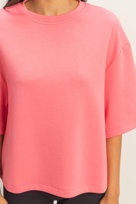 Boxy Tee Taffy Pink