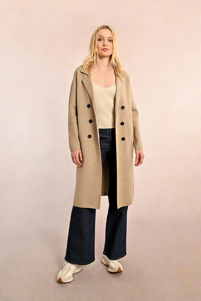 LONG KNIT COAT