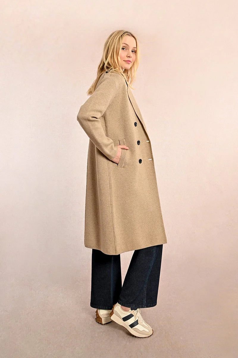 LONG KNIT COAT