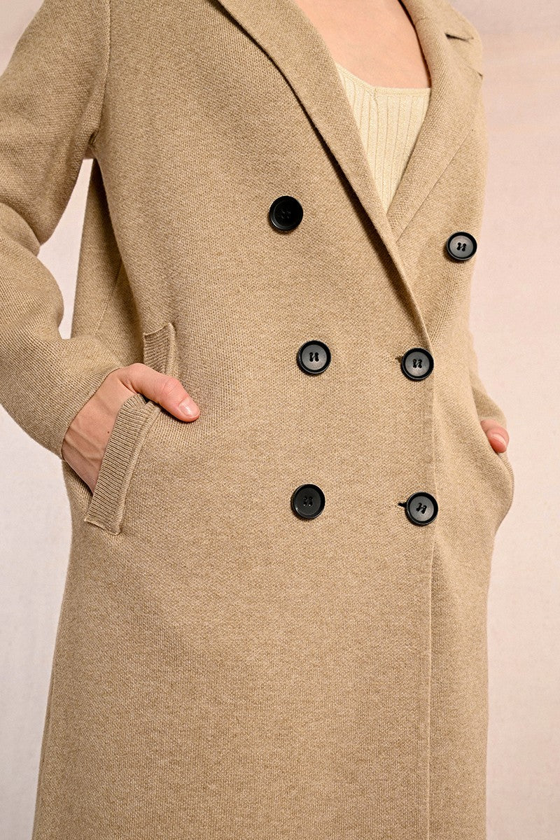 LONG KNIT COAT