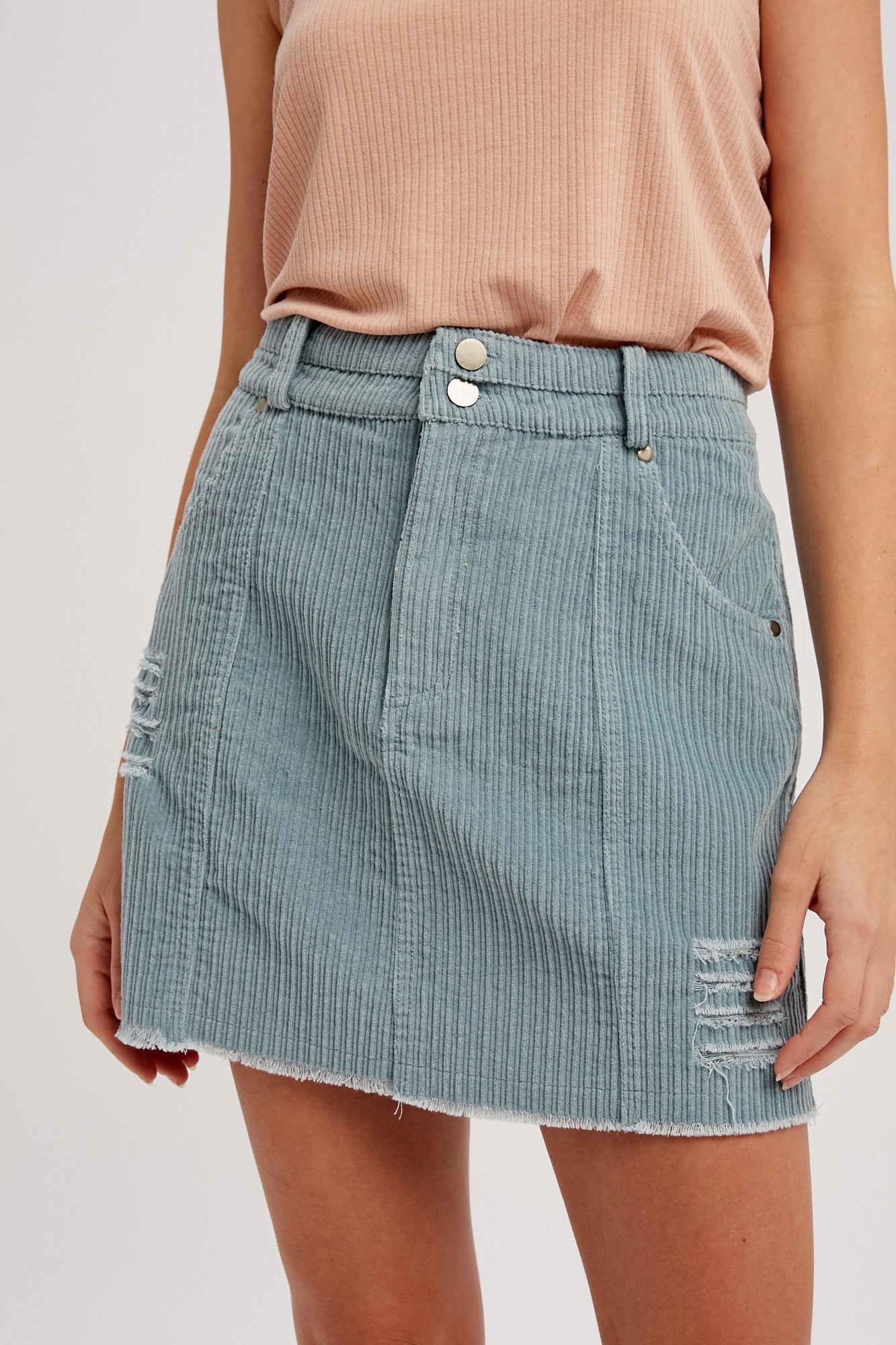 COURDUROY MINI SKIRT