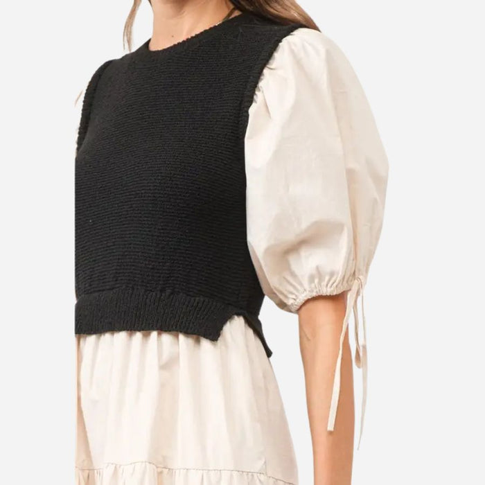 Clover Midi Dress black