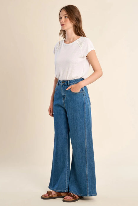 Woven Denim Pant
