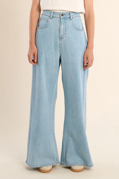 Woven Denim Pant