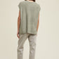 Muscle Sweater Vest with Side Slits