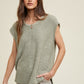 Muscle Sweater Vest with Side Slits