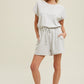 DOLMAN ROMPER W/DRAWSTRING grey