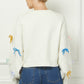 SOFT 3D RIBBON PULLOVER SWEATER