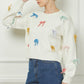 SOFT 3D RIBBON PULLOVER SWEATER