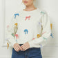 SOFT 3D RIBBON PULLOVER SWEATER