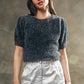 SPARKLY CREW NECK SWEATER