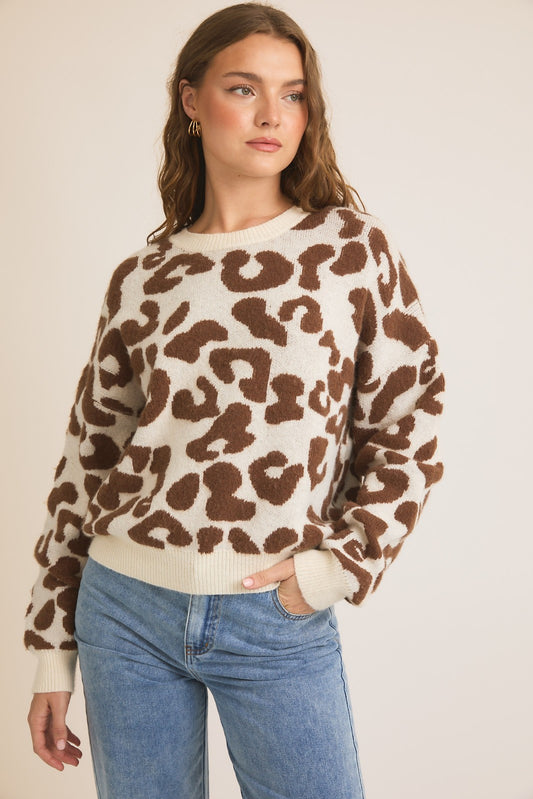 ANIMAL GRAPHIC SWEATER