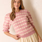 HEART STRIPE SWEATER