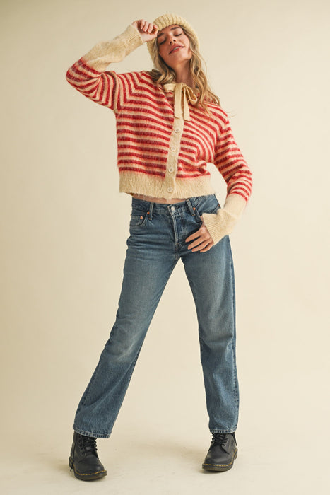 Striped Tie Top