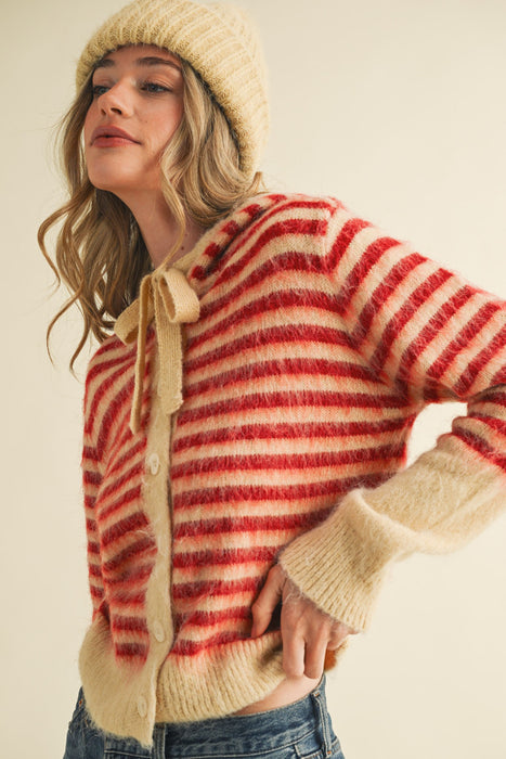 Striped Tie Top