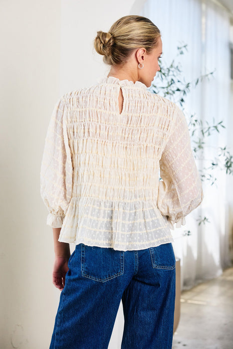 Romantic Smocking Blouse