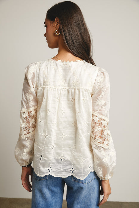 Eyelet Blouse