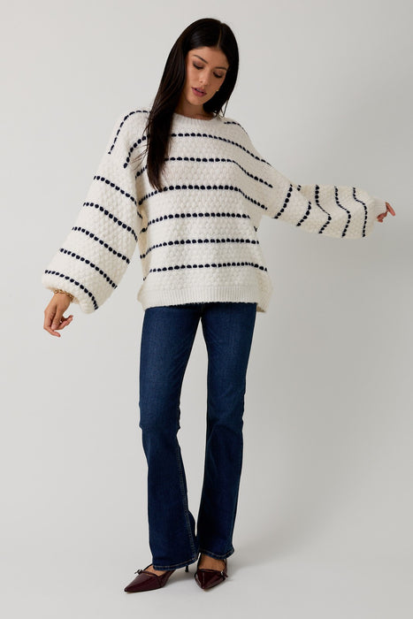 Round Neck Balloon Sweater