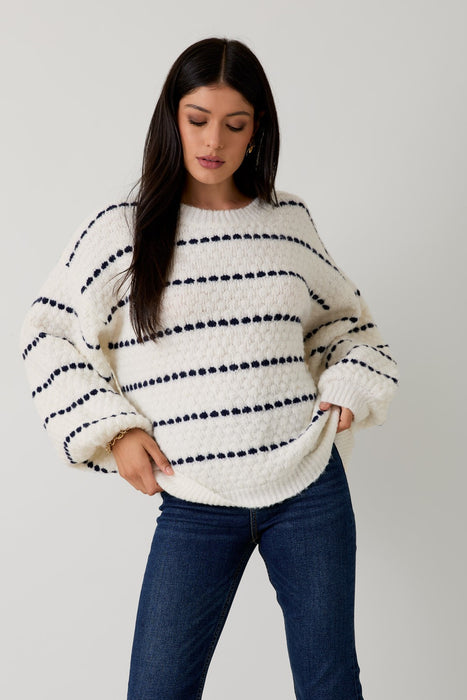 Round Neck Balloon Sweater