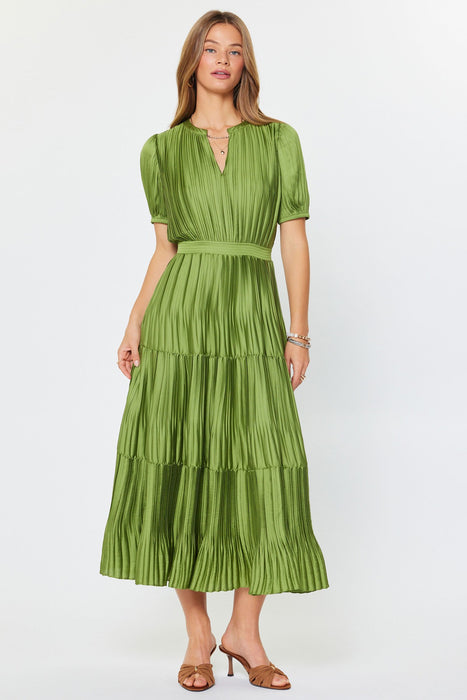 Pleated Maxi Dress