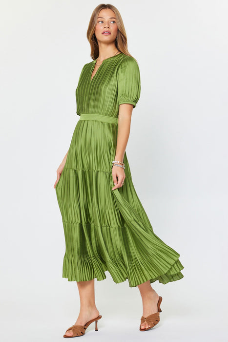 Pleated Maxi Dress